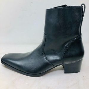 New Osstone Black Leather Boots